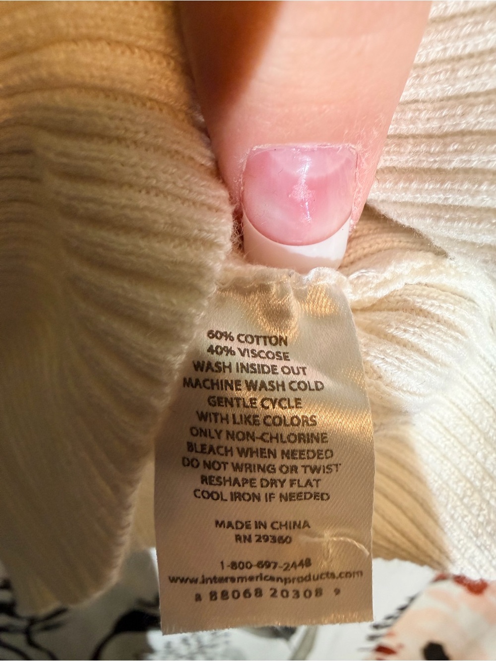Dip White Ribbed Button-Up Cardigan - Picture 9 of 9